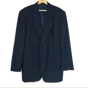 Men’s Givenchy Navy Pinstripe 2 Button Blazer